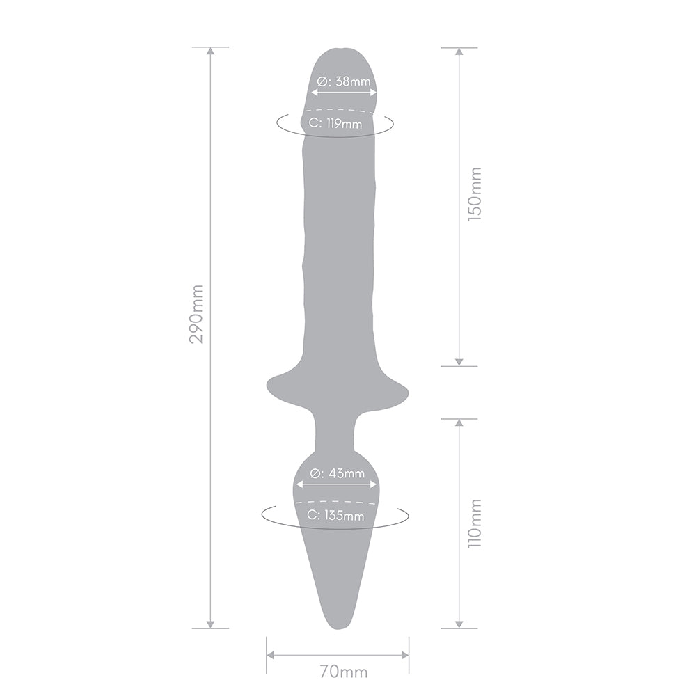 TOGETHER TOY - TOGETHER COUPLES DOUBLE PLEASURE PURPLE