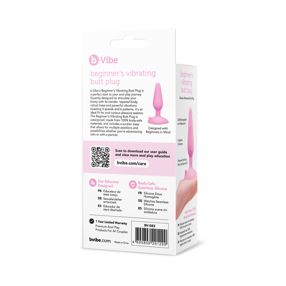 B-VIBE - BEGINNER''S VIBRATING BUTT PLUG
