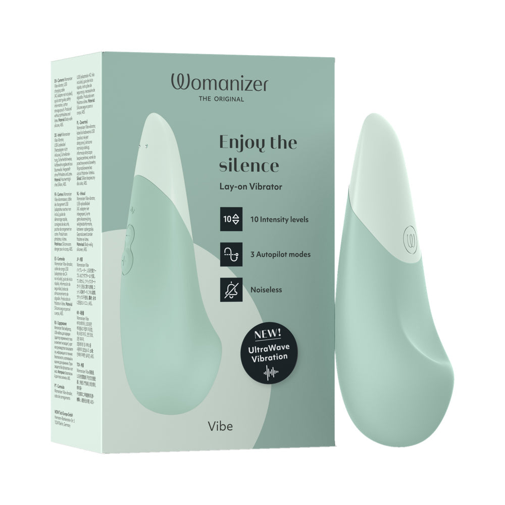 WOMANIZER - VIBE LAY-ON SILENT VIBRATOR SAGE