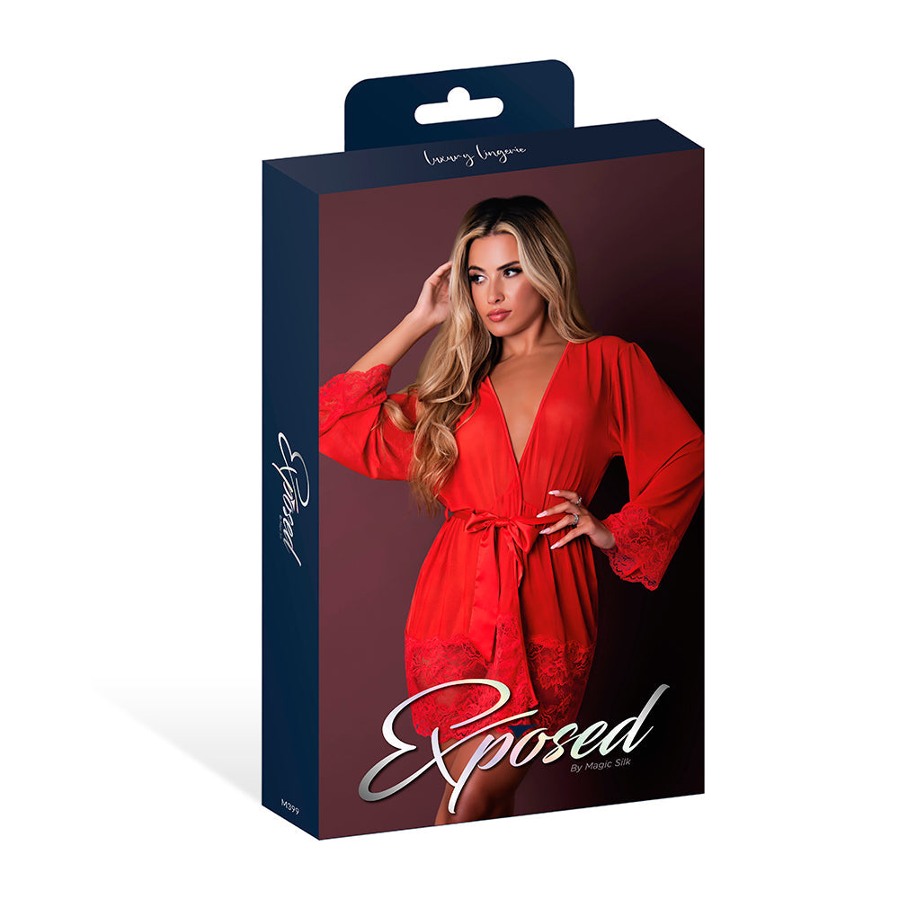 MAGIC SILK - SUGAR HIGH 3 4 SLEEVE ROBE