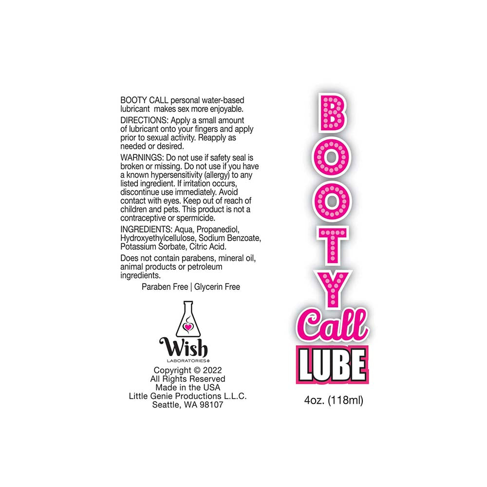 LITTLE GENIE - BOOTY CALL WATER-BASED LUBRICANT PILLOWPACKS 65-PIECE FISHBOWL