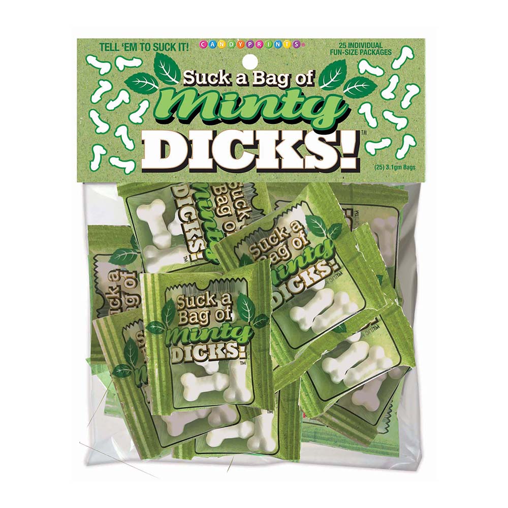 LITTLE GENIE - SUCK A BAG OF MINTY DICKS 25-PIECE BAG