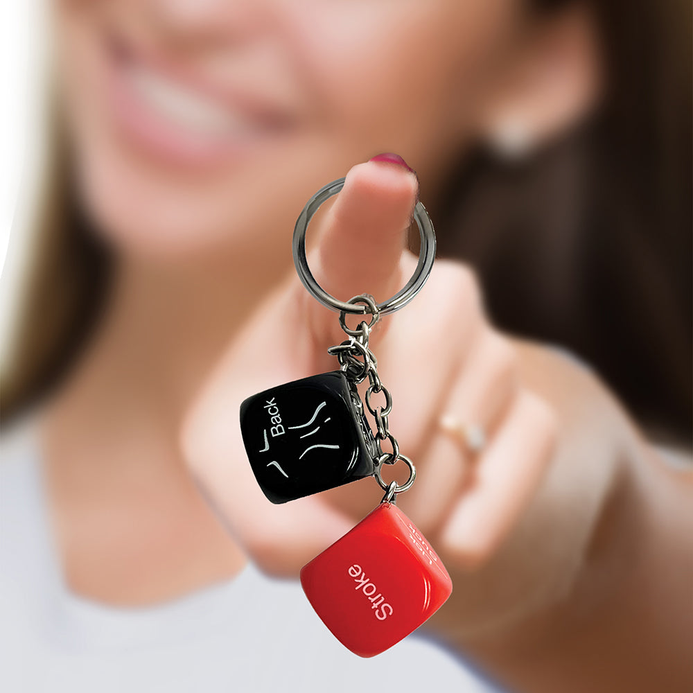 SUPER FUN KEY CHAIN SEX DICE