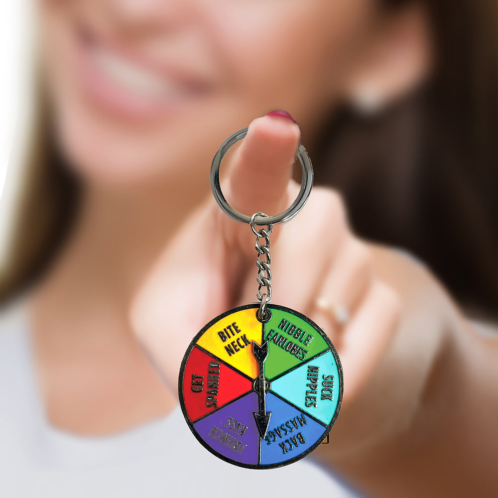 SUPER FUN KEY CHAIN SEX SPINNER