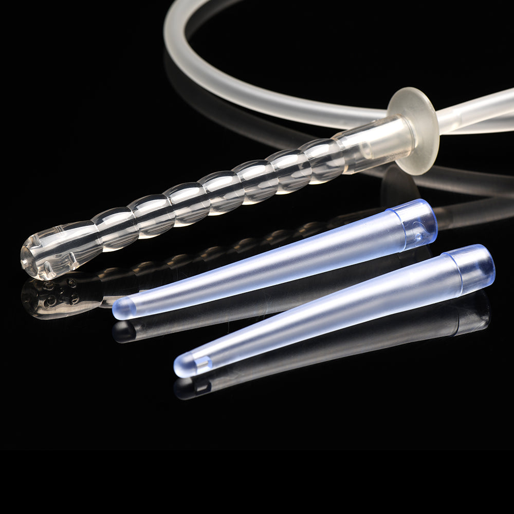 XR BRANDS - CLEANSTREAM ENEMA SYRINGE WITH ATTACHMENTS