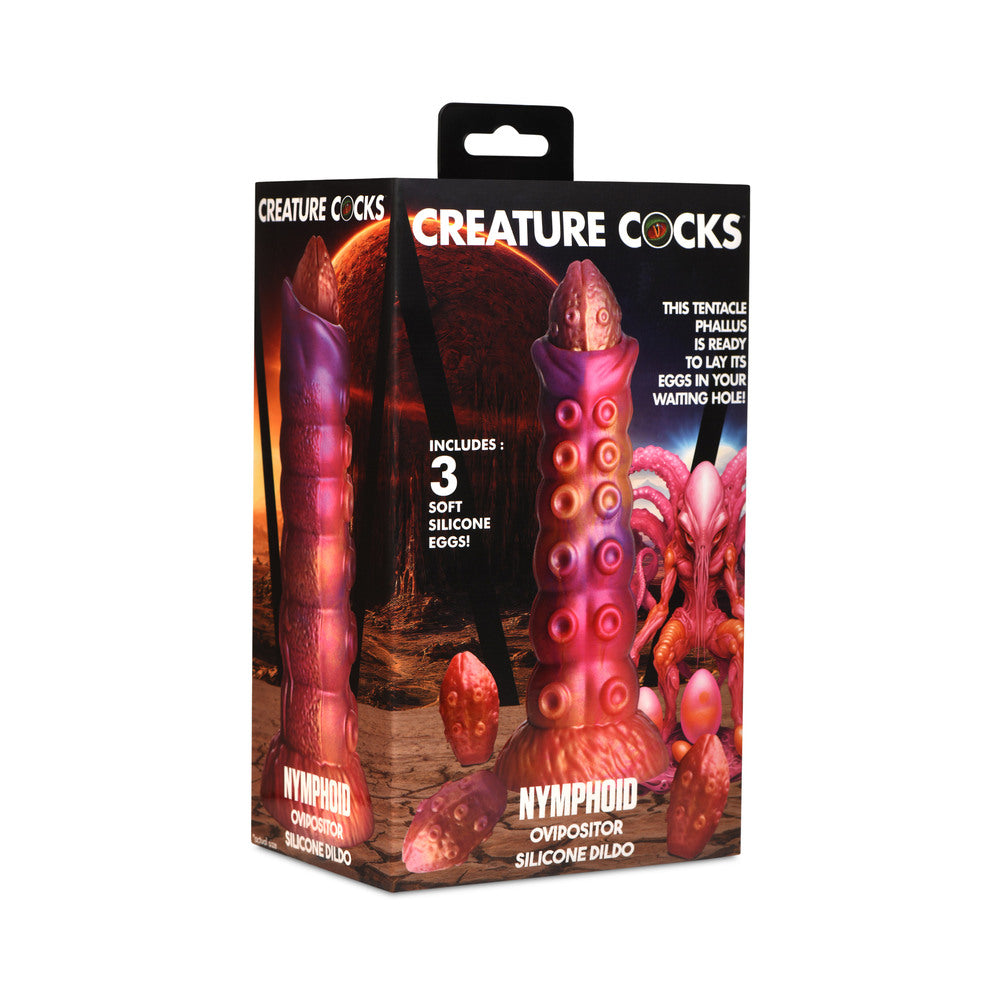 XR BRANDS - CREATURE COCKS NYMPHOID OVIPOSITOR SILICONE DILDO