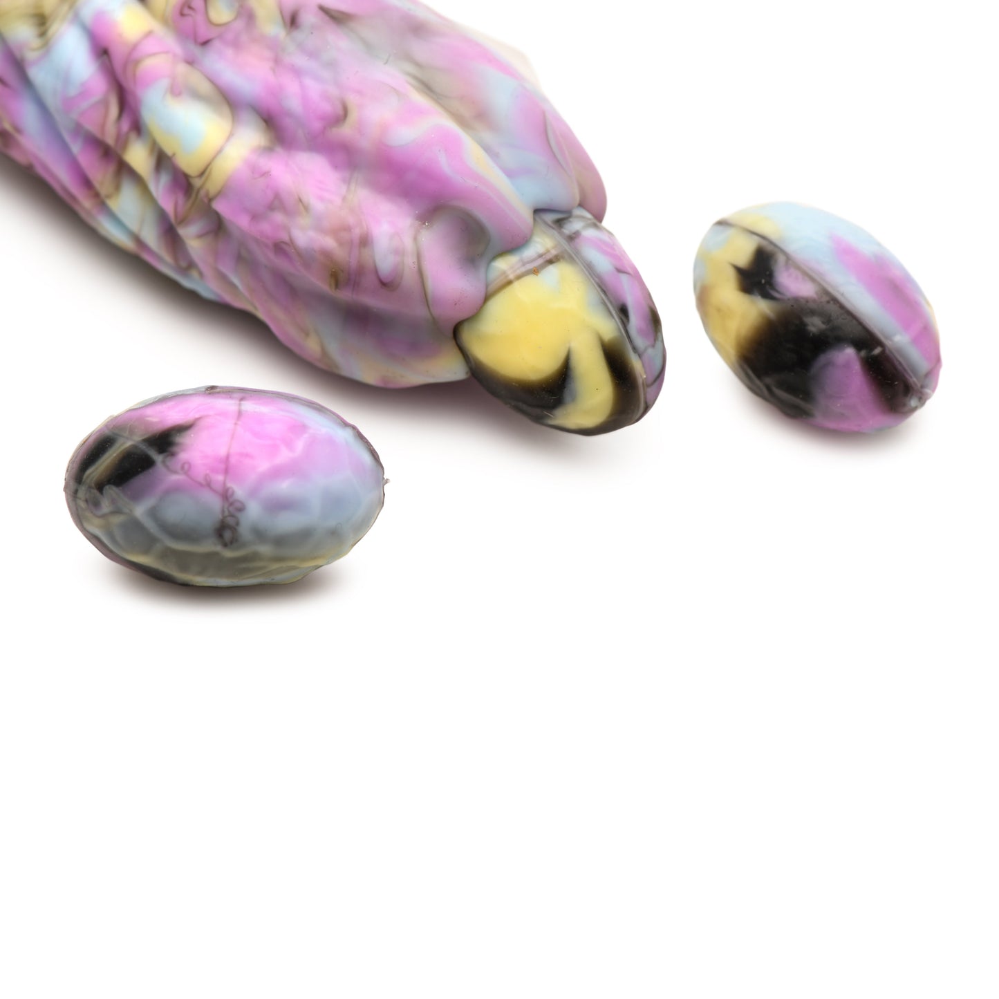 CREATURE COCKS DRAGON SPAWN DRAGON OVIPOSITOR SILICONE DILDO WITH EGGS