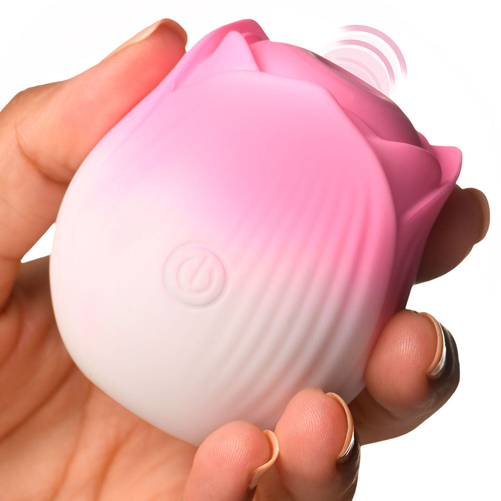 XR BRANDS - BLOOMGASM PULSING PETALS THROBBING ROSE STIMULATOR