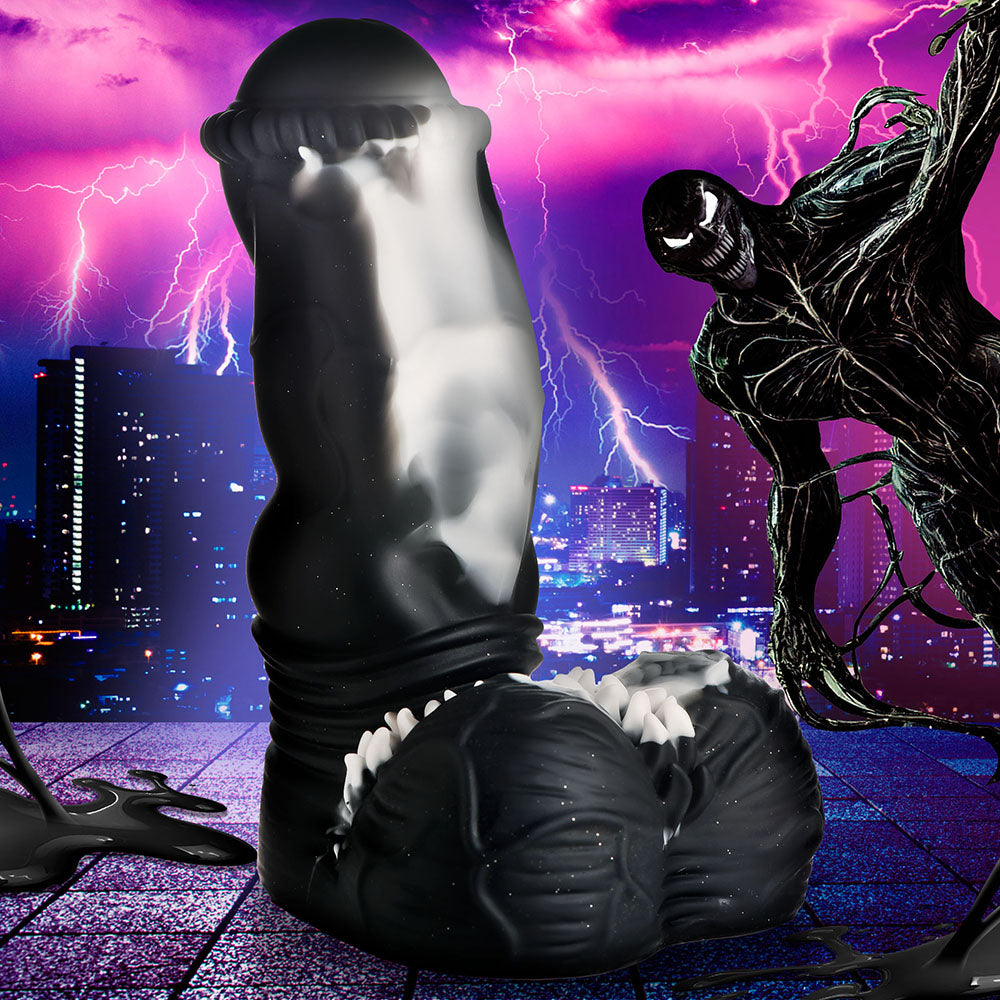 MARCAS XR - DILDO DE SILICONA VENOM CON PENE DE CRIATURA