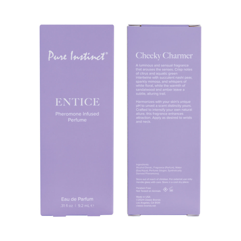 CLASSIC BRANDS - PARFUM AUX PHÉROMONES PURE INSTINCT ENTICE 9 ML (0,31 OZ)
