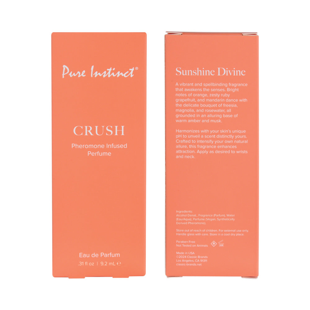 CLASSIC BRANDS - PURE INSTINCT PHEROMONE PERFUME SPRAY CRUSH 0.31 OZ.