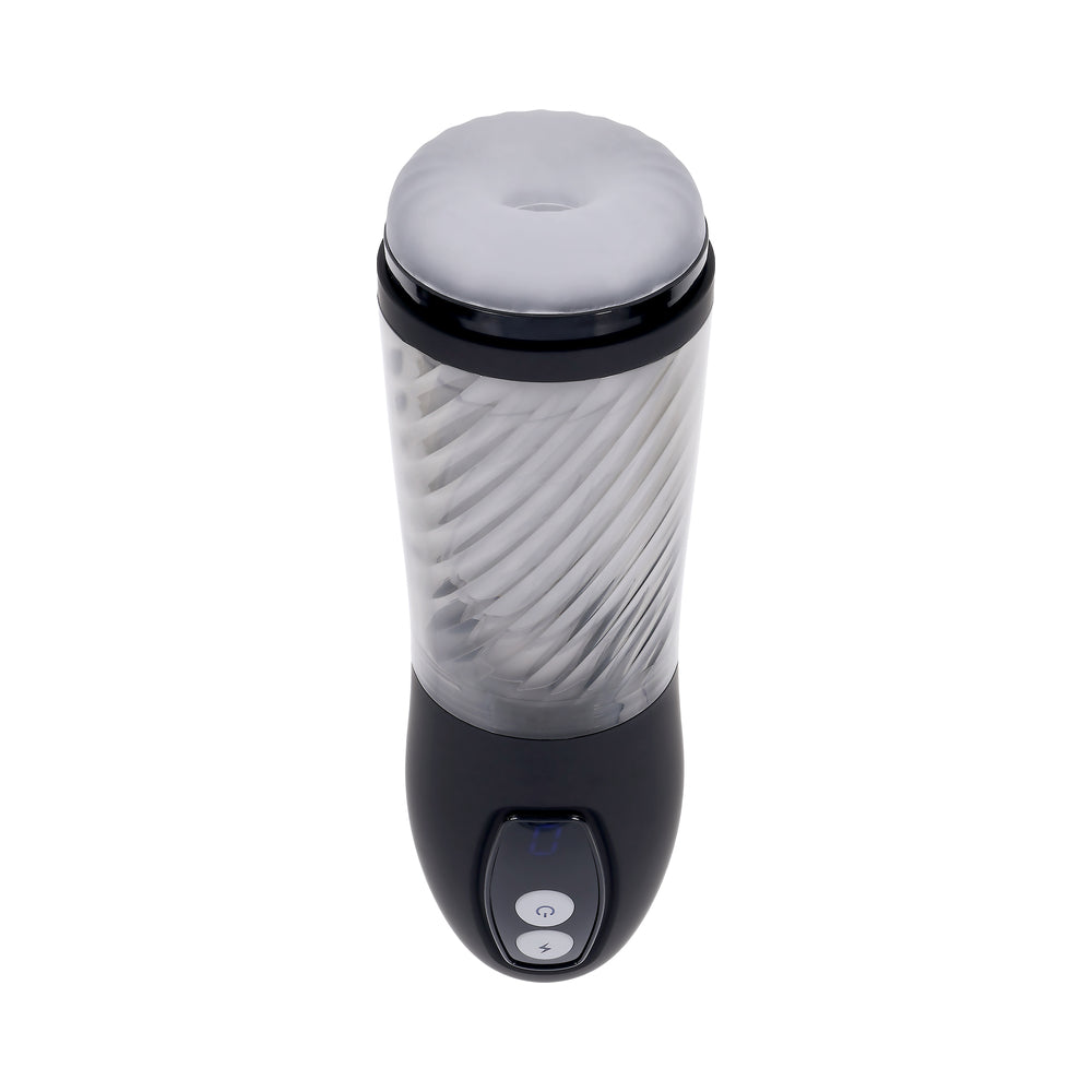 PLAYBOY - WHIRLWIND RECHARGEABLE THRUSTING AND SPINNING STROKER