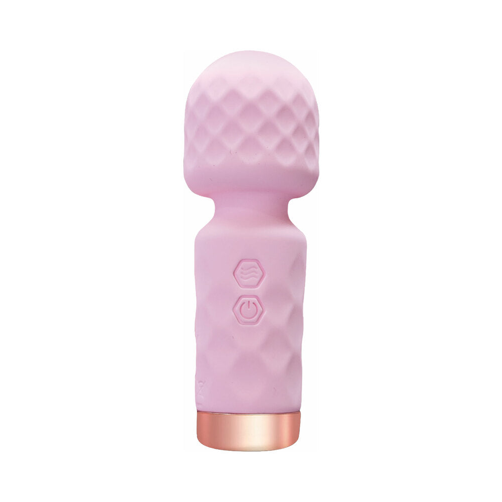 WET DREAMS LIL'' WANDERER MINI MASSAGE WAND MULTI-SPEED SILICONE PINK
