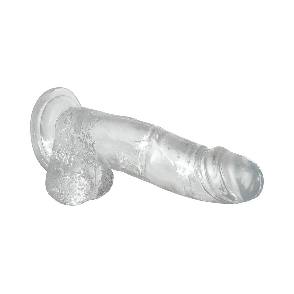ADAM & EVE CRYSTAL CLEAR 8 IN. DILDO