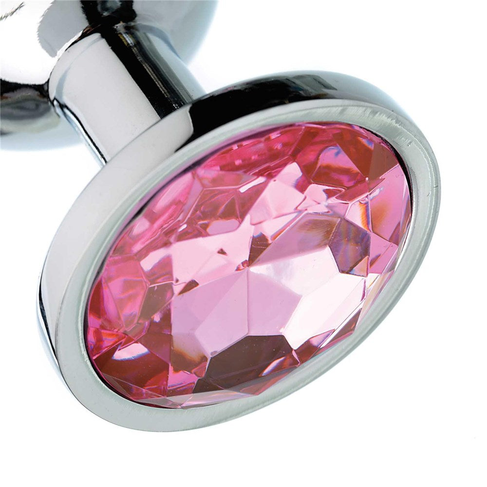 ADAM & EVE PINK GEM ANAL PLUG SET