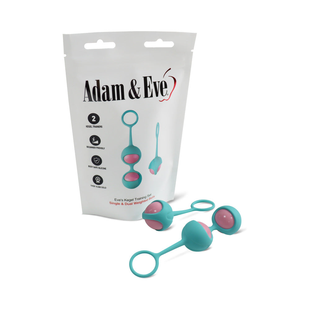 ADAM & EVE - SET DE ENTRENAMIENTO KEGEL DE EVA (EMBALAJE EN BOLSA)