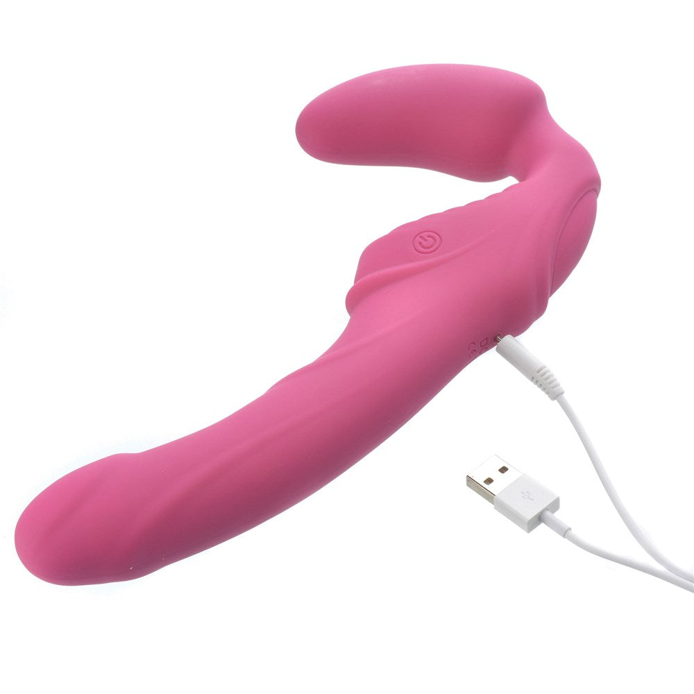 ADAM & EVE EVE''S VIBRATING STRAPLESS STRAP-ON