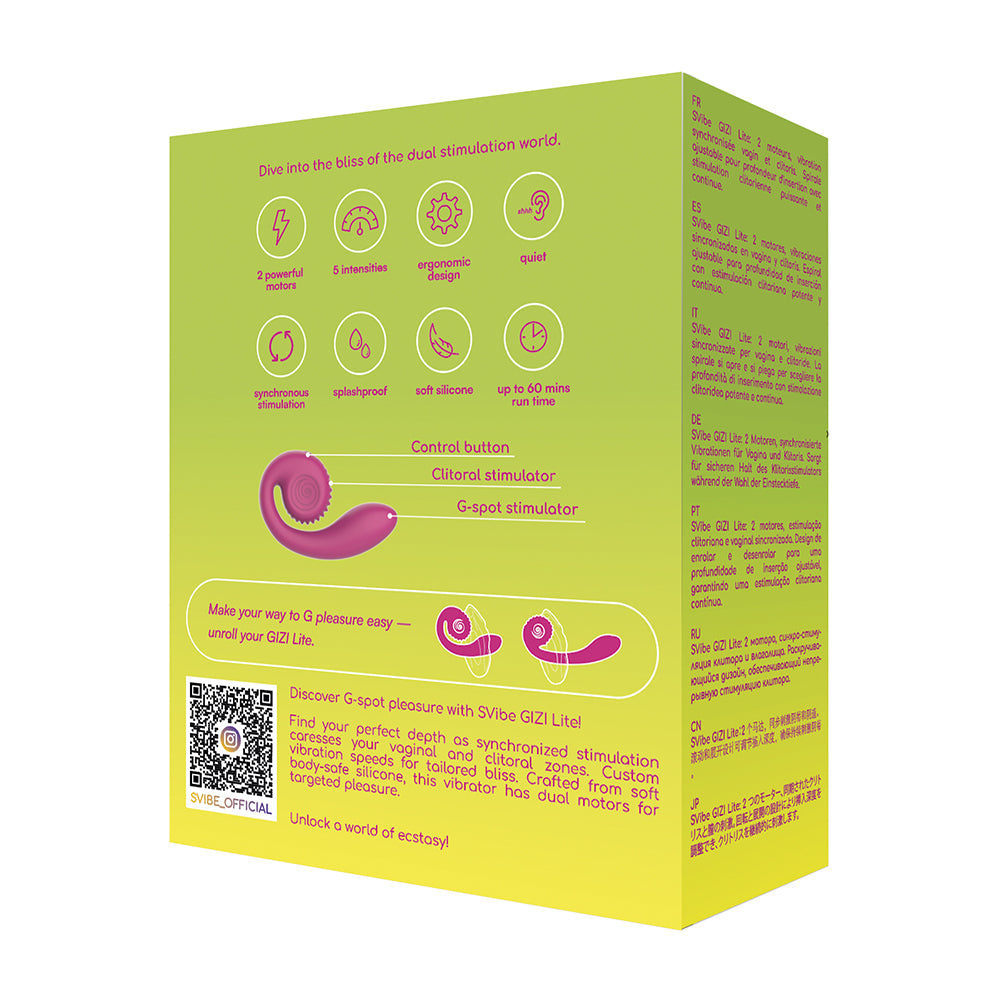 SVIBE - SNAIL GIZI LITE VIBRATOR SWEET DRAGONFRUIT