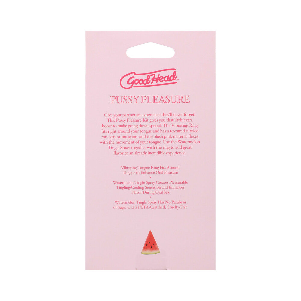 DOC JOHNSON - GOODHEAD PUSSY PLEASURE PARTY KIT