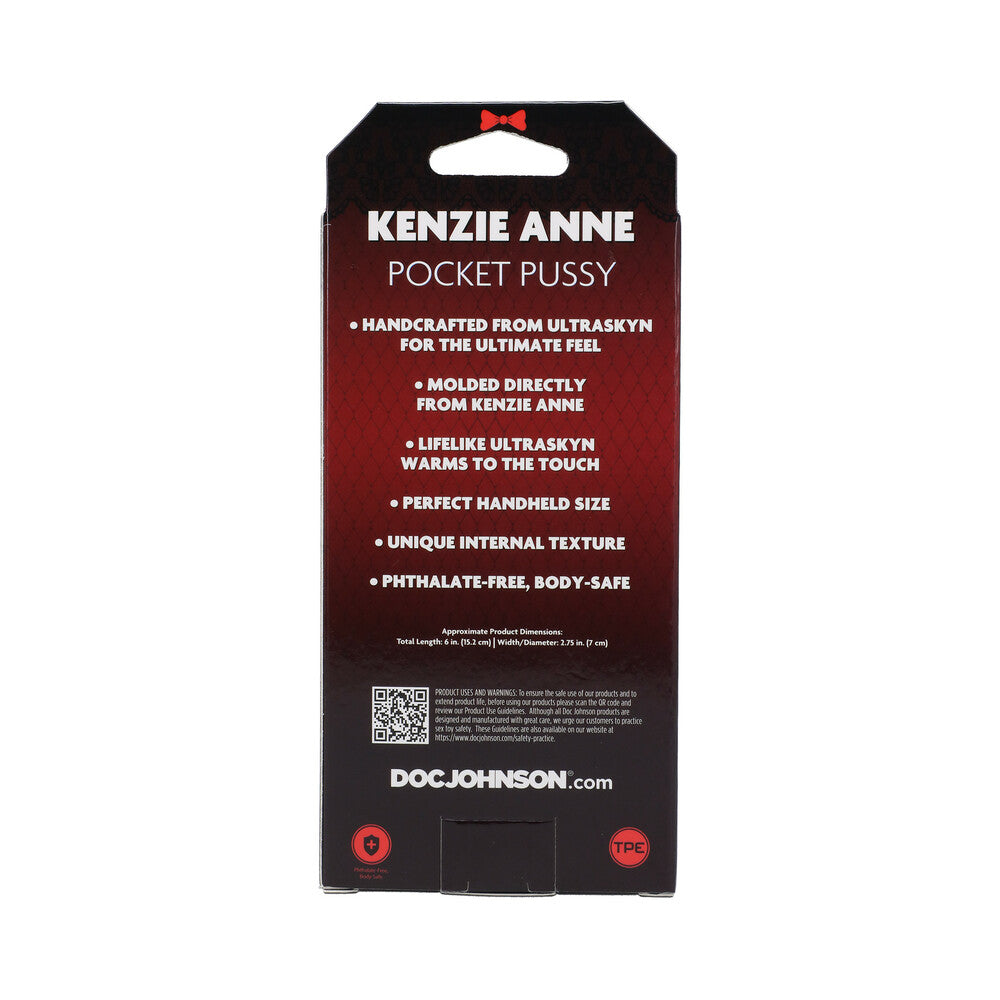 SIGNATURE STROKERS KENZIE ANNE ULTRASKYN POCKET PUSSY VANILLA