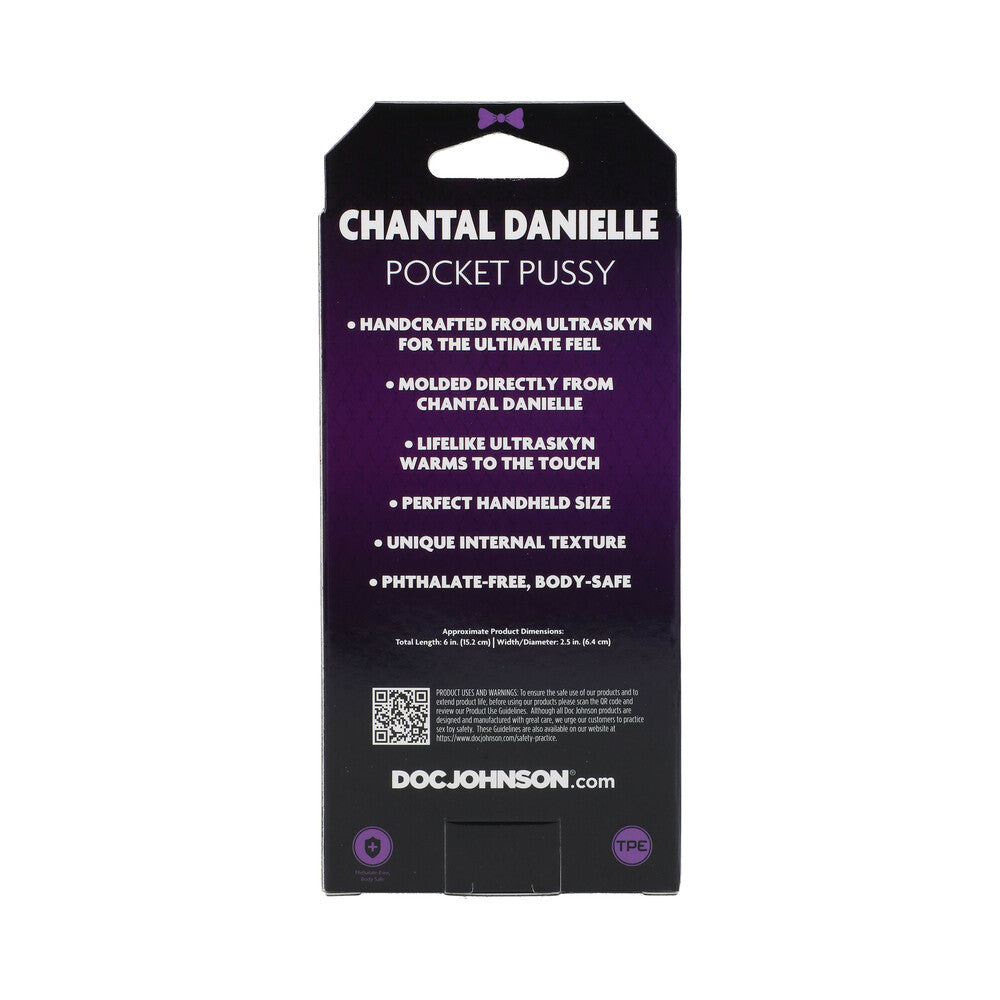 DOC JOHNSON - SIGNATURE STROKERS CHANTAL DANIELLE ULTRASKYN POCKET PUSSY VANILLA