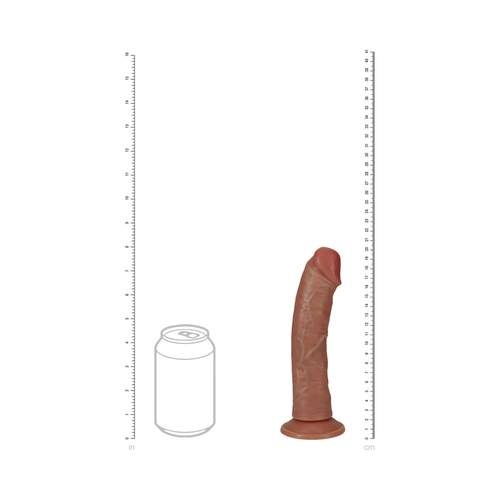 SHOTS - REALROCK 8 PULGADAS VIBRADOR PENIANO CURVO REGULAR