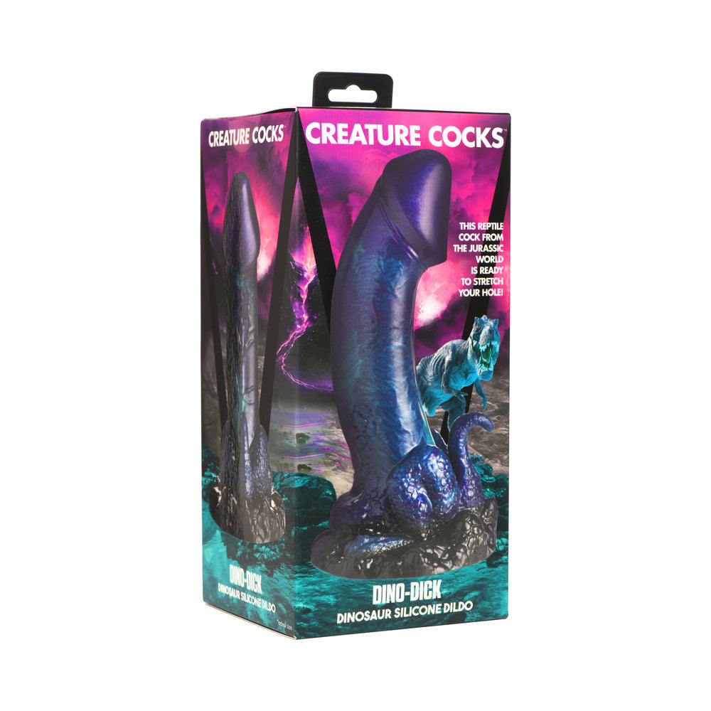 XR BRANDS - CREATURE COCKS DINO DICK DINOSAUR SILICONE DILDO