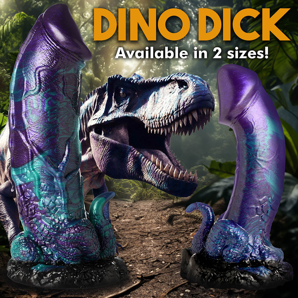 XR BRANDS - CREATURE COCKS DINO DICK DINOSAUR SILICONE DILDO