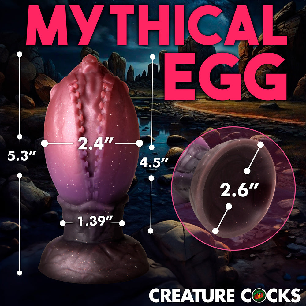 XR BRANDS - CREATURE COCKS DRAGON HATCH SILICONE EGG LARGE