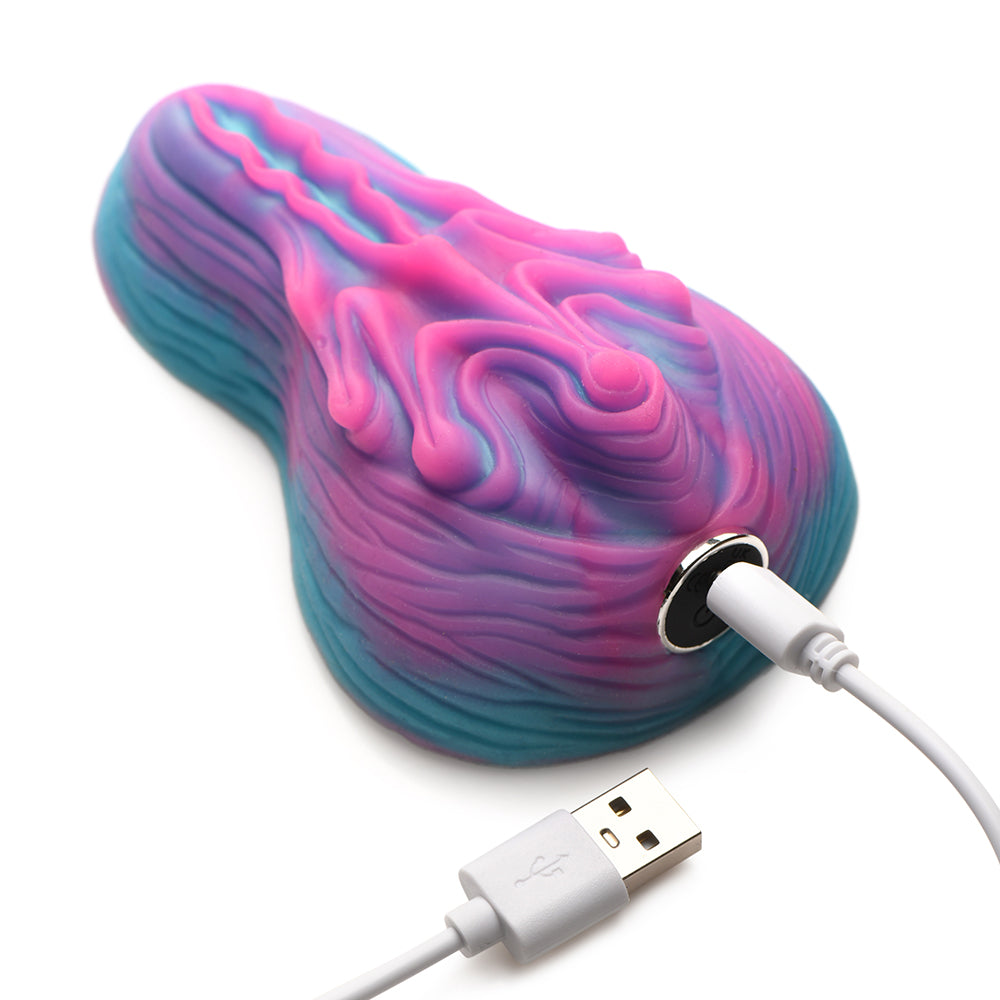 XR BRANDS - AMOLADORA DE SILICONA VIBRATORIA VULVARON CON MANDO A DISTANCIA DE CREATURE COCKS