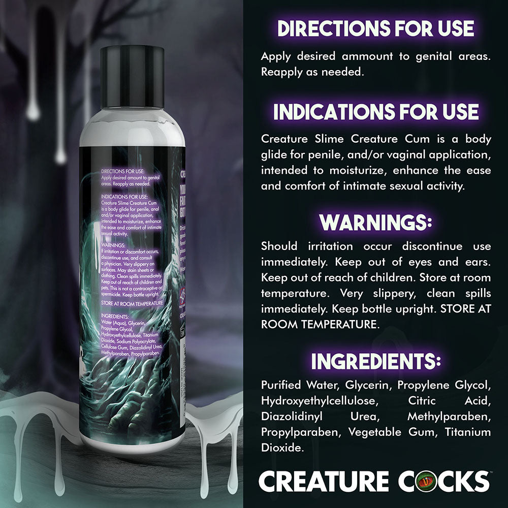 MARCAS XR - MOCO DE CRIATURA SEM AROMA LUBRICANTE SEMEN 8 OZ.