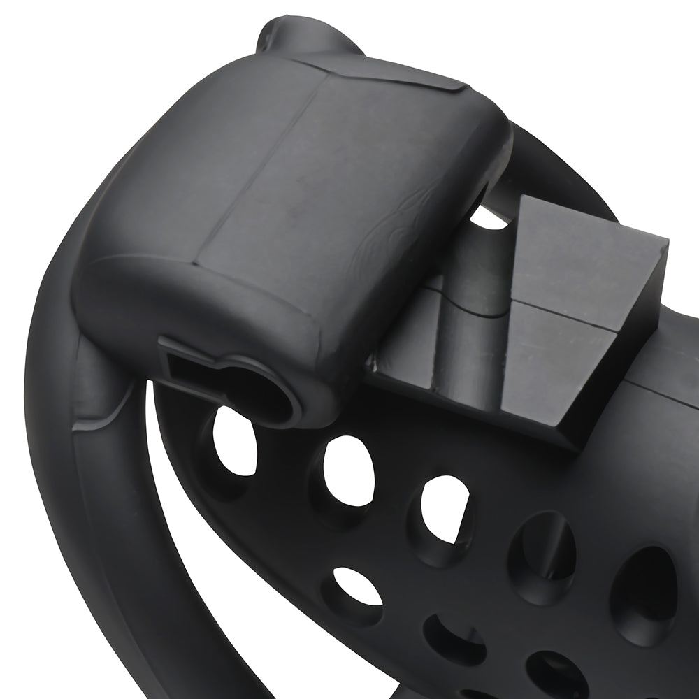 XR BRANDS - MASTER SERIES LOCK DOWN CHASTITY CAGE
