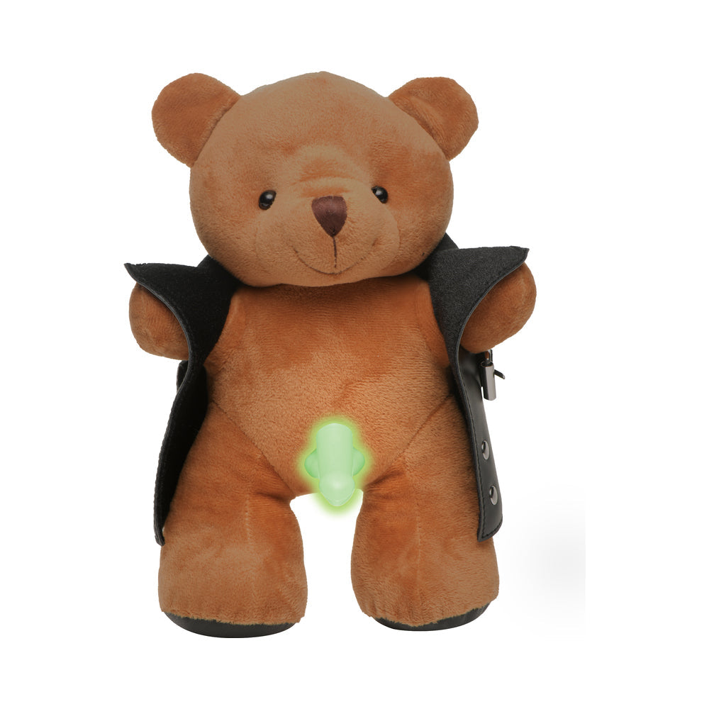 XR BRANDS - MASTER SERIES EXHIBITIONIST TEDDY BEAR WITH GLOW-IN-THE-DARK PENIS