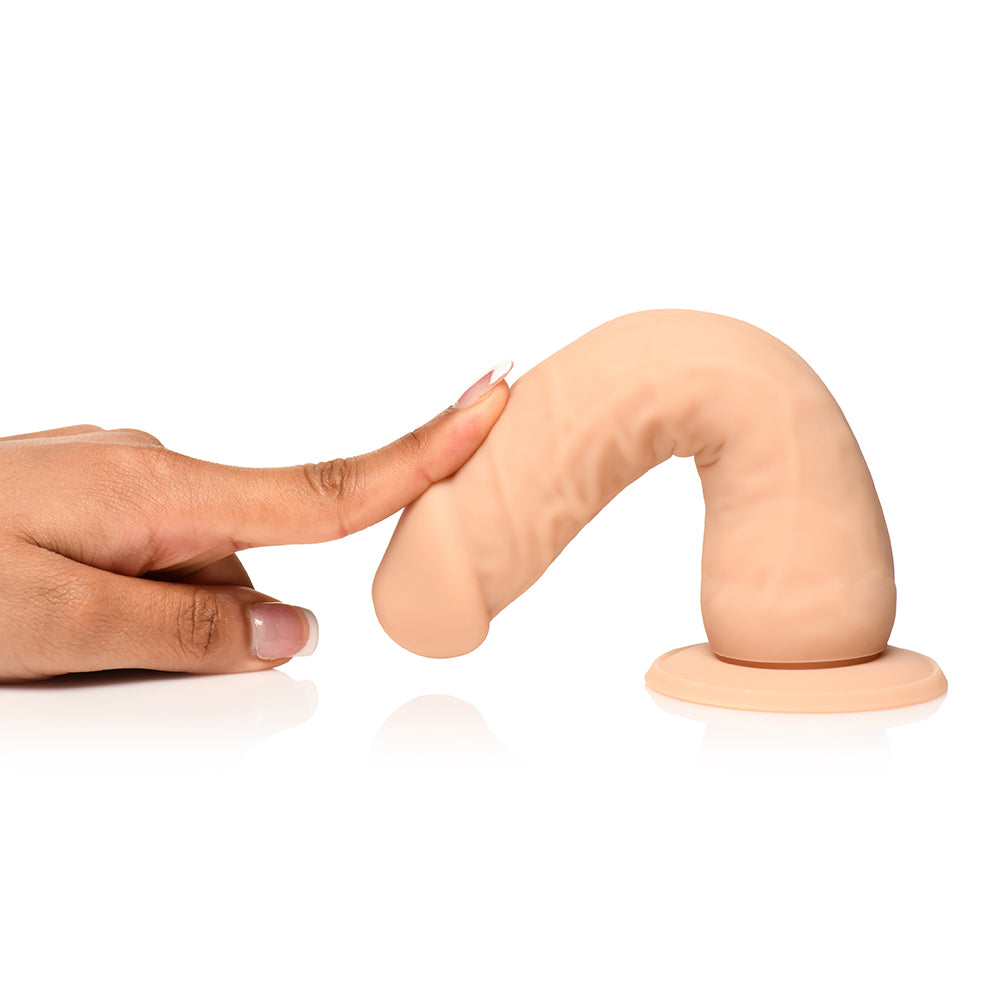 CURVE NOVELTIES - EASY RIDERS 7 IN. SILICONE DILDO LIGHT