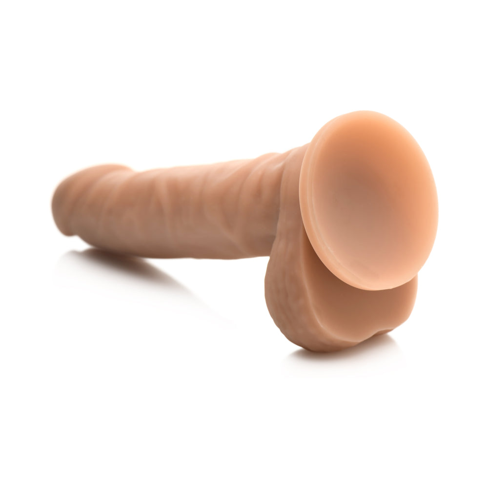 CURVE NOVELTIES - EASY RIDERS 7 IN. SILICONE DILDO WITH BALLS MEDIUM