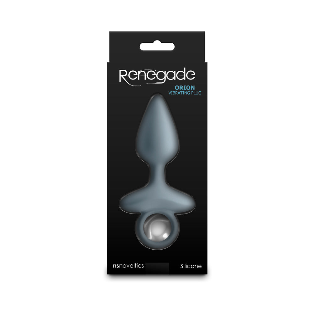 RENEGADE ORION RECHARGEABLE VIBRATING ANAL PLUG GRAY