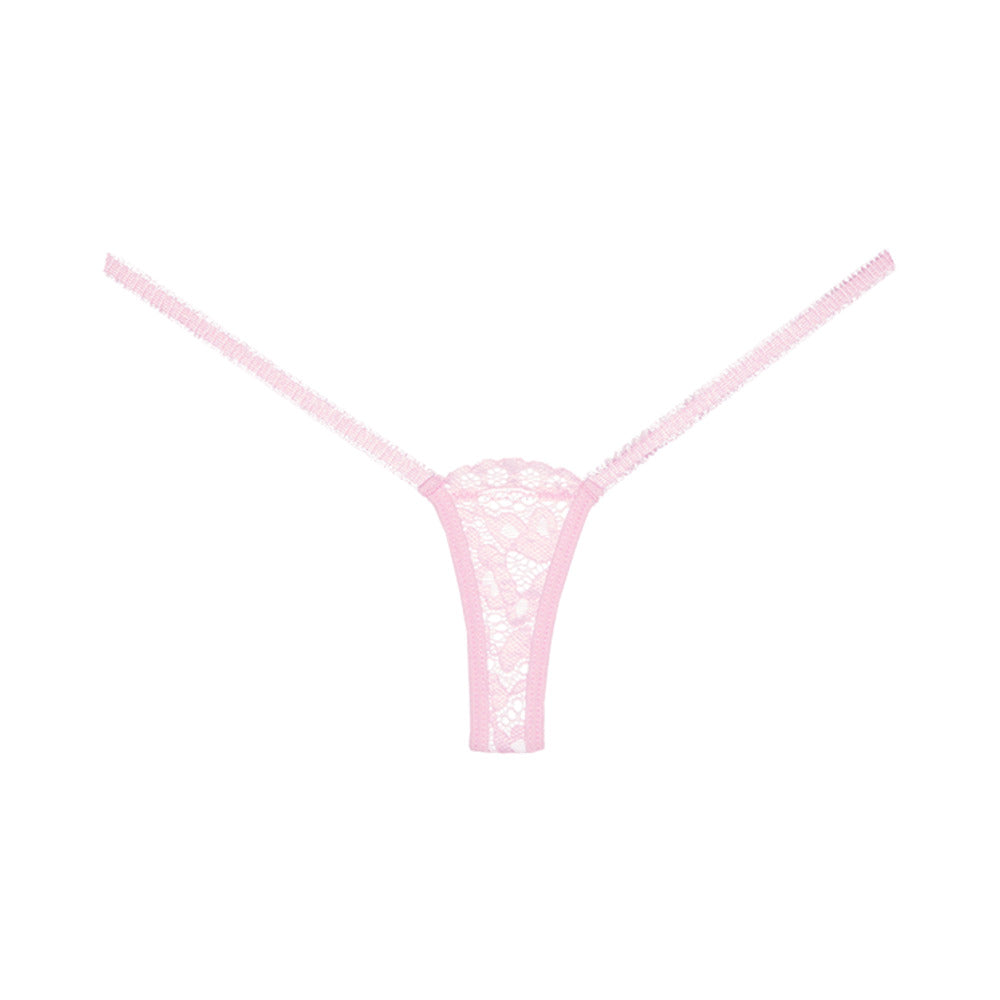 ALLURE LINGERIE - ALLURE ADORE SUNSET PANTY PINK O/S
