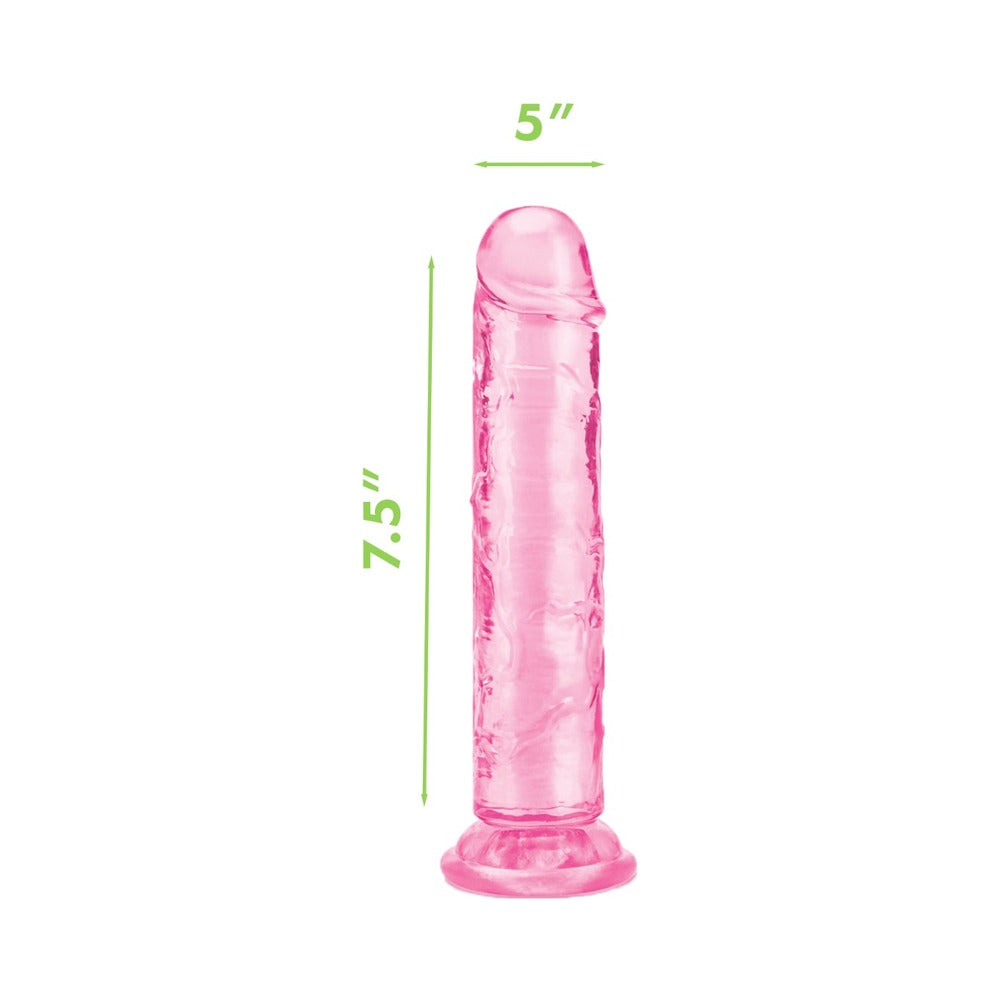 ME YOU US ULTRACOCK PINK JELLY 7.5 IN. DONG