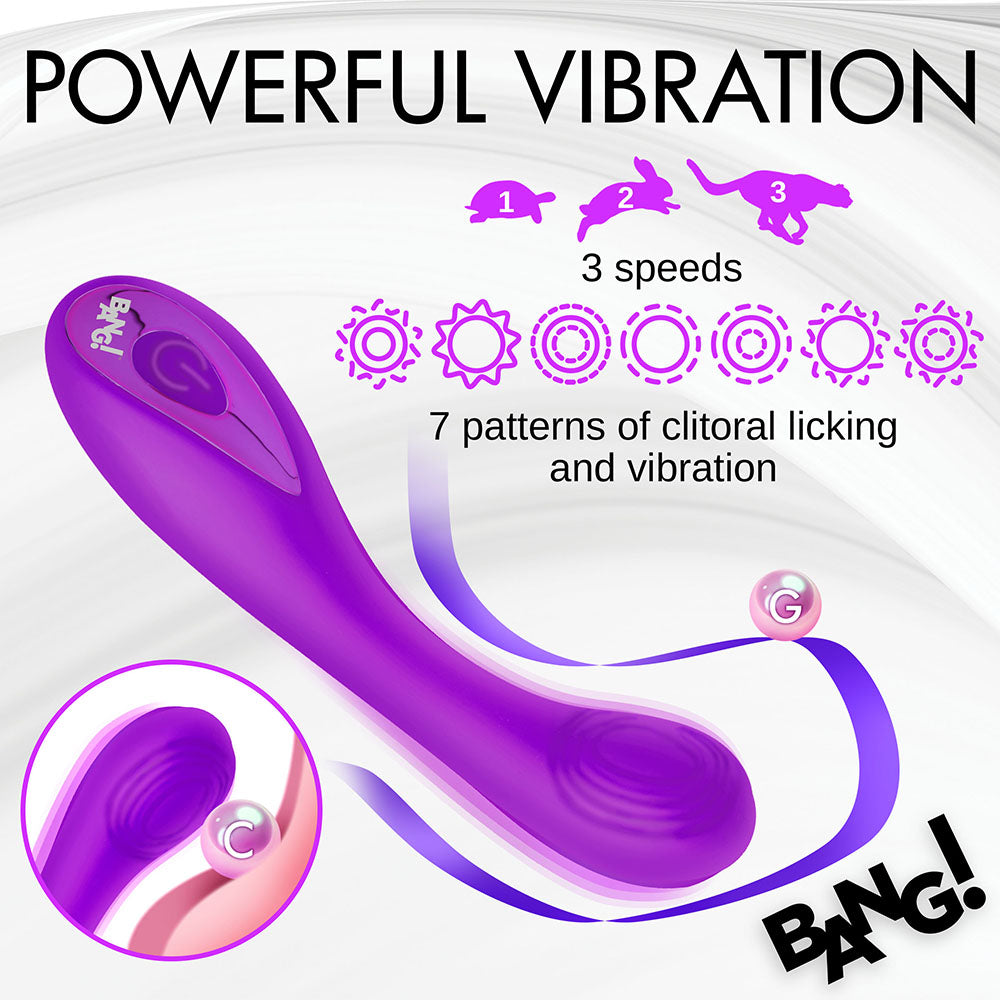 MARCAS XR - VIBRADOR DE SILICONA PUNTO G BANG!