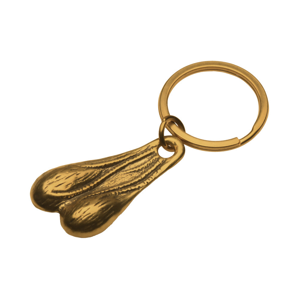 XR BRANDS - BIG BALLERS BRASS NUTS KEYCHAIN