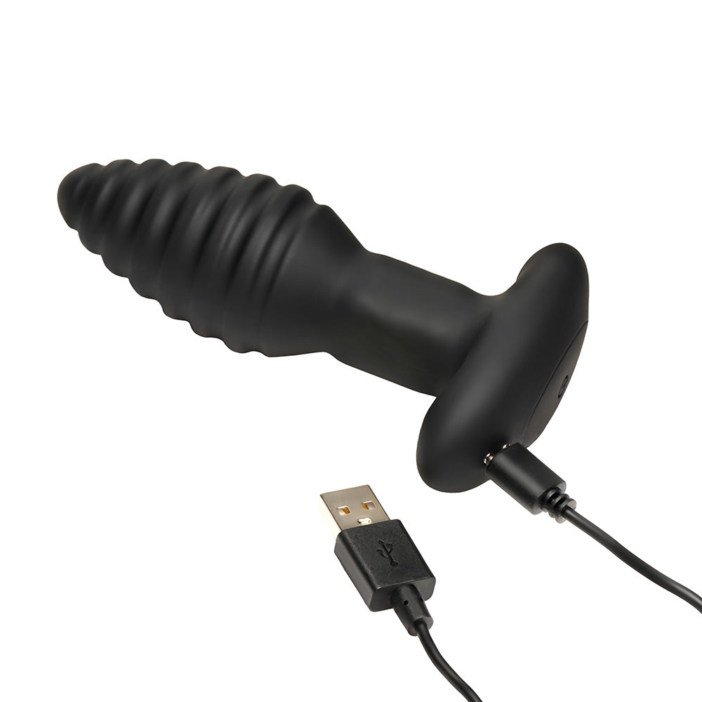 XR BRANDS - RIMMERS MODEL-E VIBRATING RIMMING PLUG WITH REMOTE CONTROL