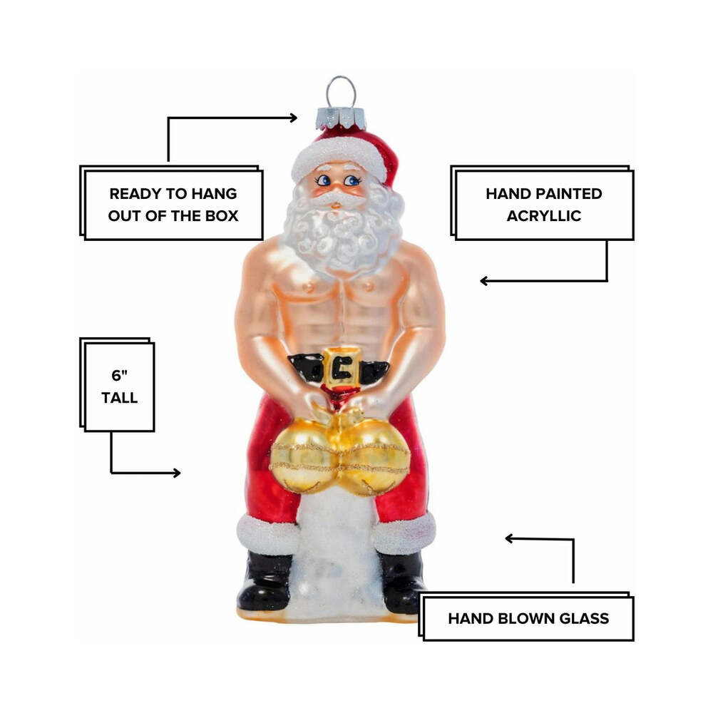 CHEEKY - PORNAMENT PÈRE NOËL AUX GROSSES COUILLES