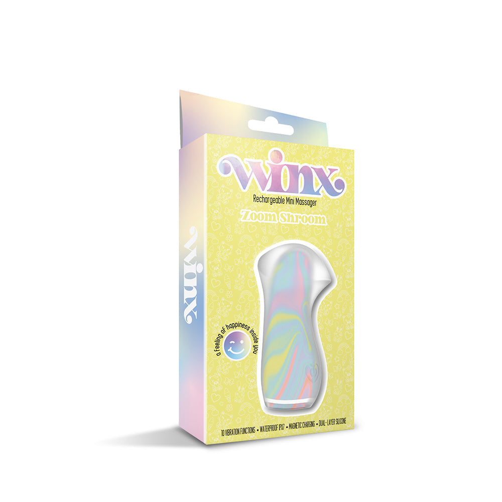 GLOBAL NOVELTIES - WINX ZOOM SHROOM SQUISHY SILICONE VIBRATOR