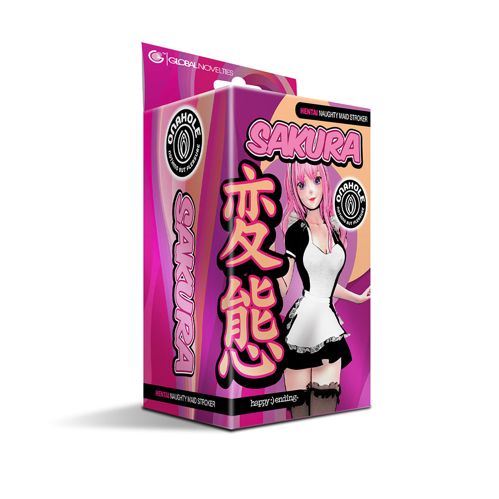 GLOBAL NOVELTIES - HENTAI STROKER SAKURA NAUGHTY MAID