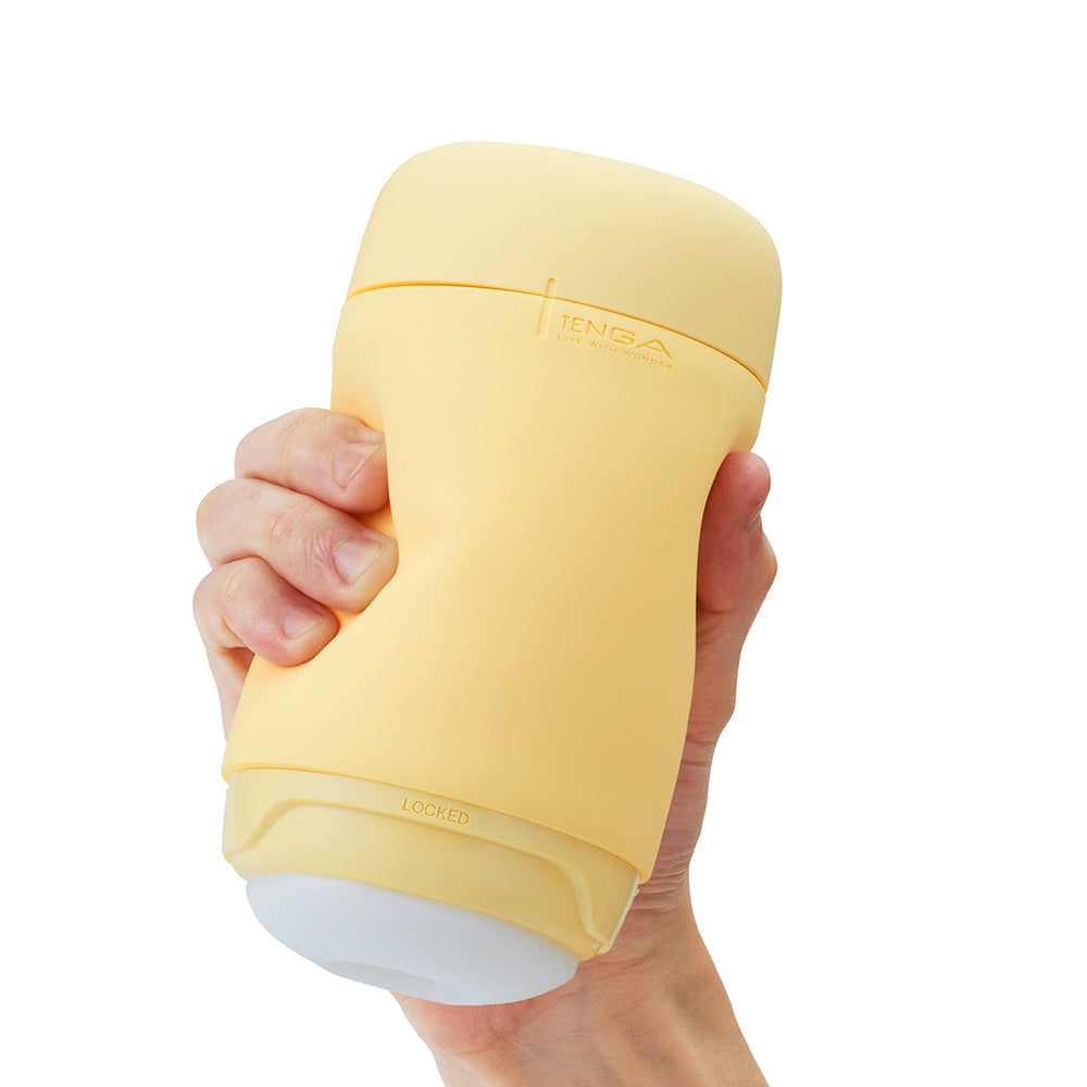 TENGA - PUFFY STROKER CUSTARD YELLOW