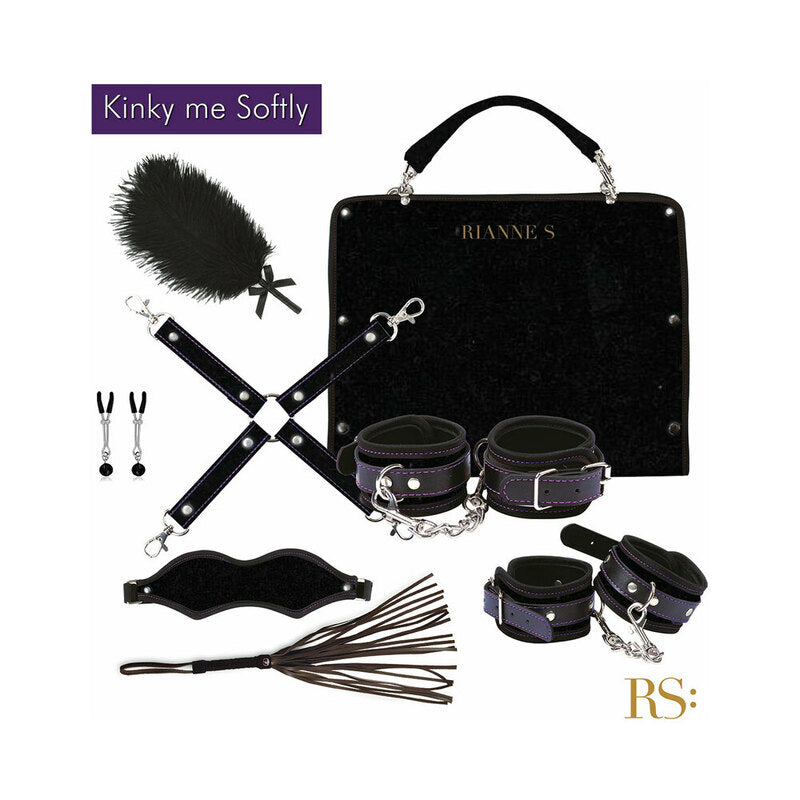 RIANNE S KINKY ME SOFTLY BONDAGE KIT BLACK
