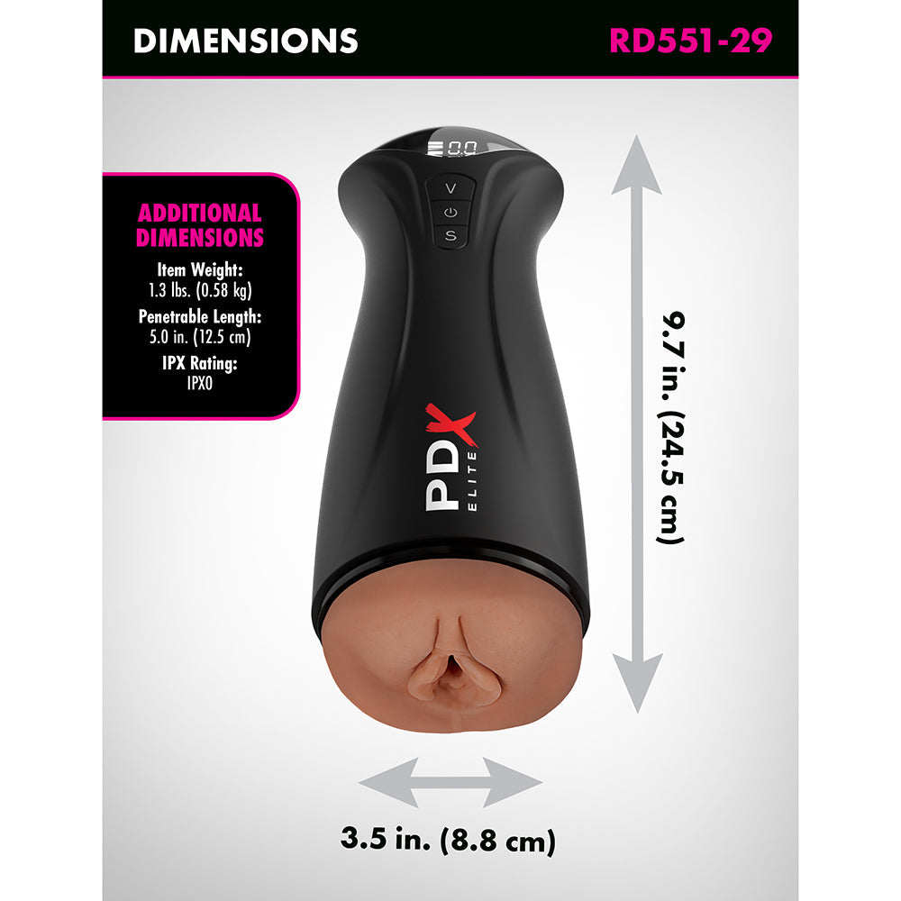 PDX BRANDS - PDX ELITE FUCK-GASM BROWN