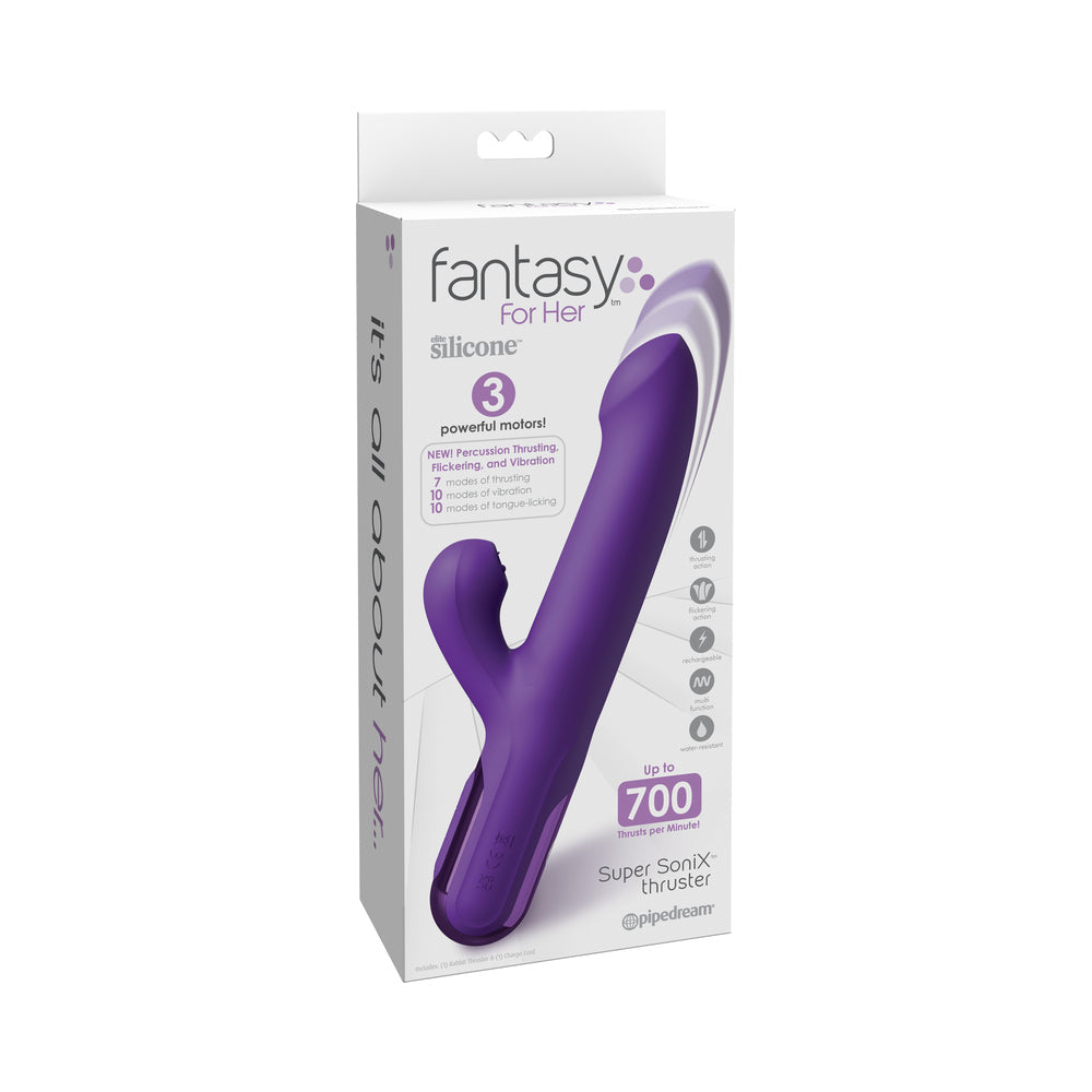PIPEDREAM - FANTASY FOR HER SUPER SONIX THRUSTER PURPLE