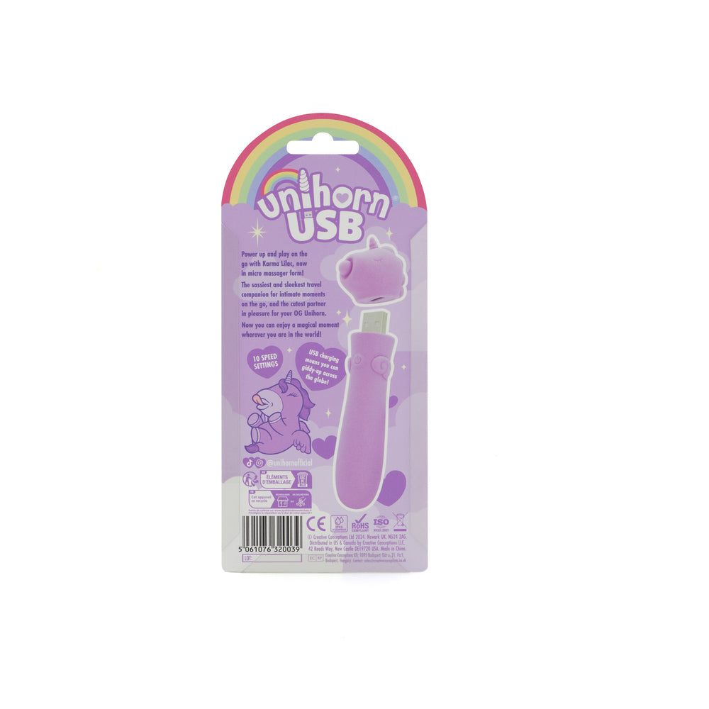 CREATIVE CONCEPTIONS - UNIHORN USB BULLET KARMA LILAC