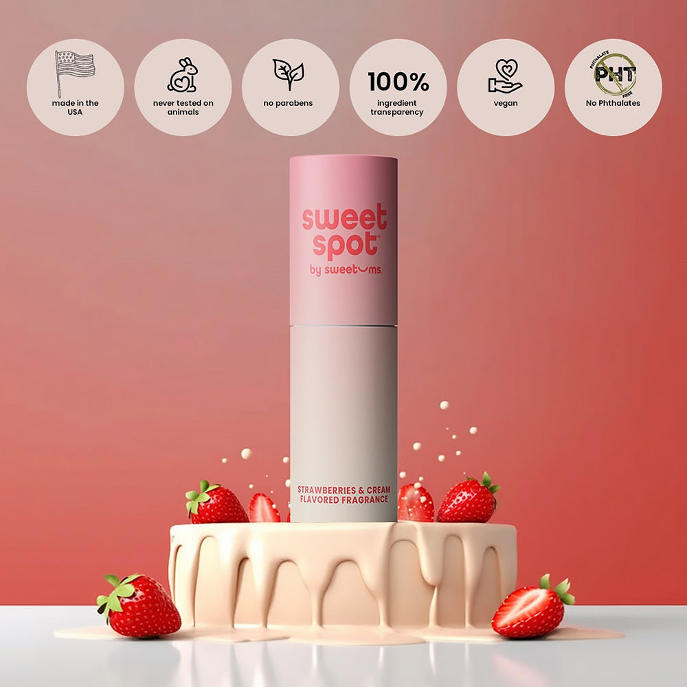 SWEETUMS SWEET SPOT FLAVORED FRAGRANCE STRAWBERRIES AND CREAM